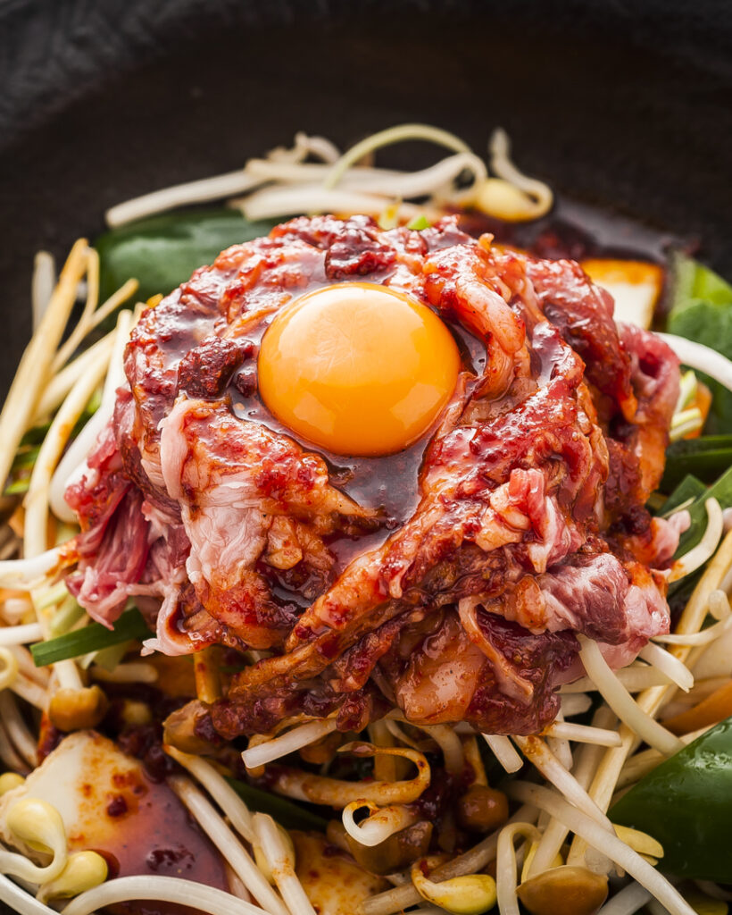 韓国料理のユッケ