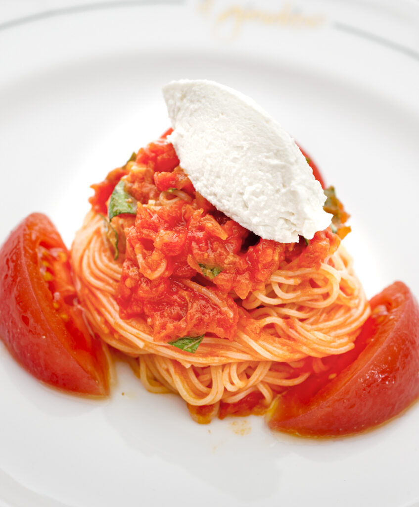 トマトソースのスパゲティ